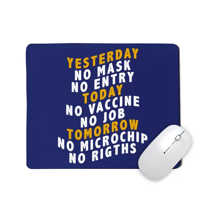 Funny Anti Vaccine Mousepad