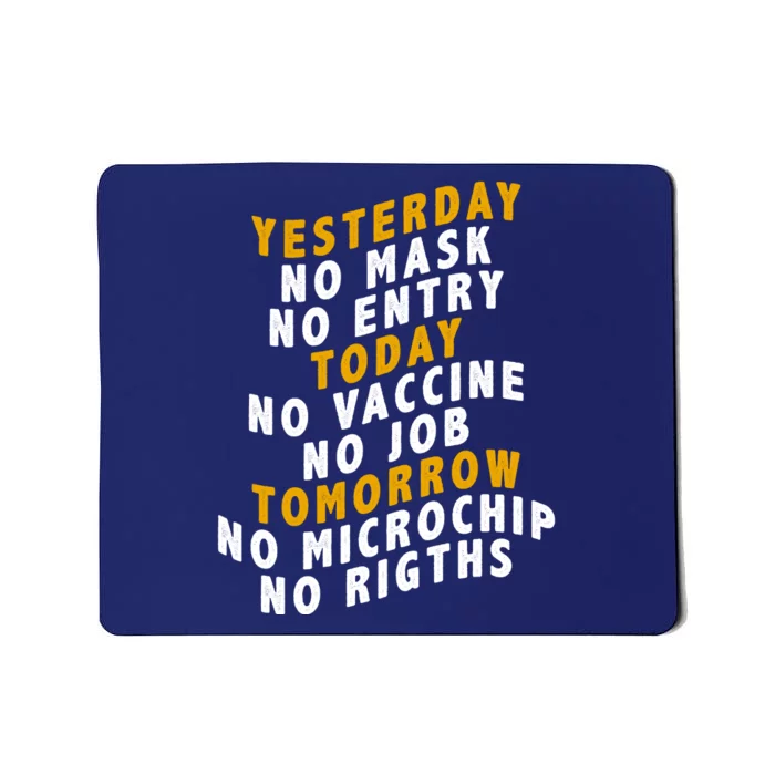 Funny Anti Vaccine Mousepad