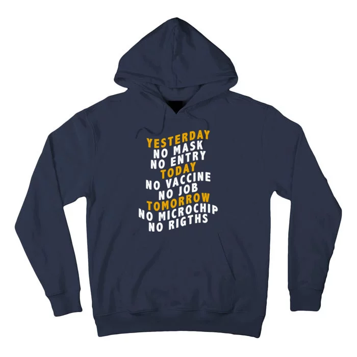 Funny Anti Vaccine Tall Hoodie