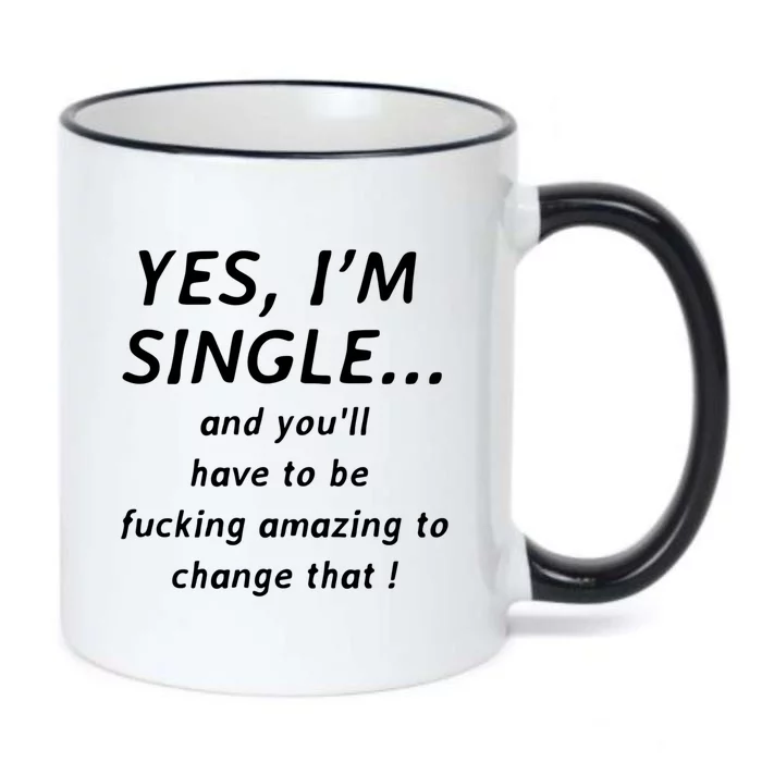 Funny Anti Valentines Day Gift Singles Awareness Day Gift Black Color Changing Mug