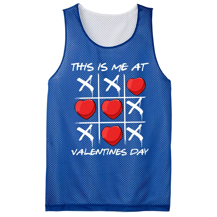 Funny Anti Valentines Day Single Awareness Gift Mesh Reversible Basketball Jersey Tank