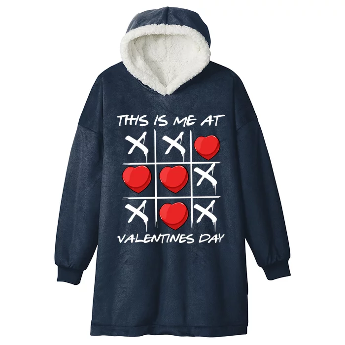 Funny Anti Valentines Day Single Awareness Gift Hooded Wearable Blanket