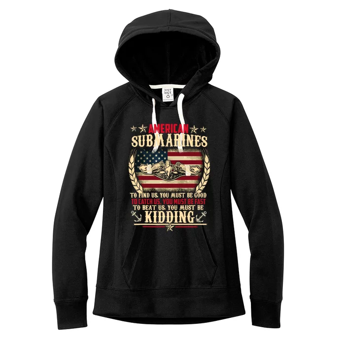 For A Veteran Submariner Women's Fleece Hoodie