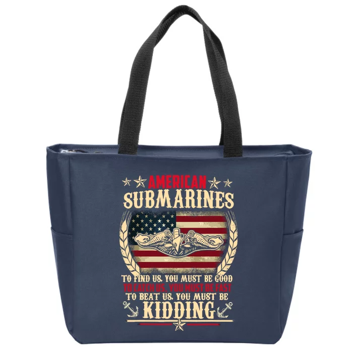 For A Veteran Submariner Zip Tote Bag