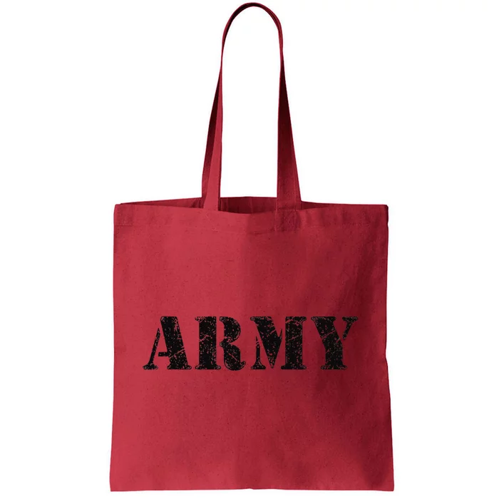 Funny Army Vintage Military Green Retro Usa Soldier Gift Tote Bag