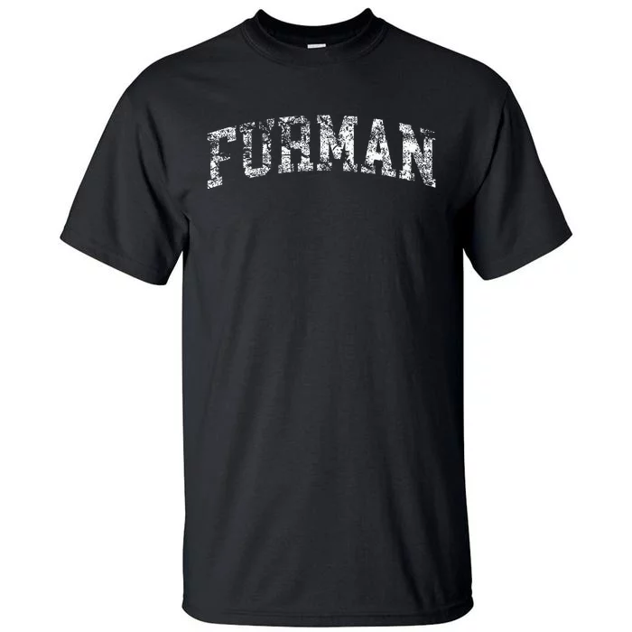 Furman Arch Vintage Retro College Athletic Sports Tall T-Shirt