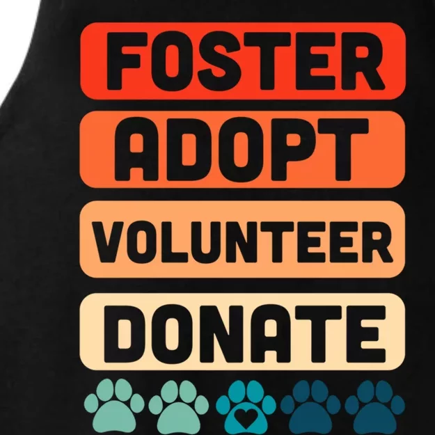 Foster Adopt Volunteer Donate National Rescue Dog Day Great Gift Ladies Tri-Blend Wicking Tank