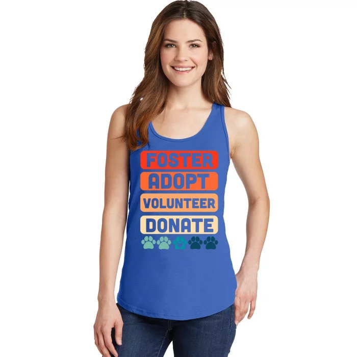 Foster Adopt Volunteer Donate National Rescue Dog Day Great Gift Ladies Essential Tank