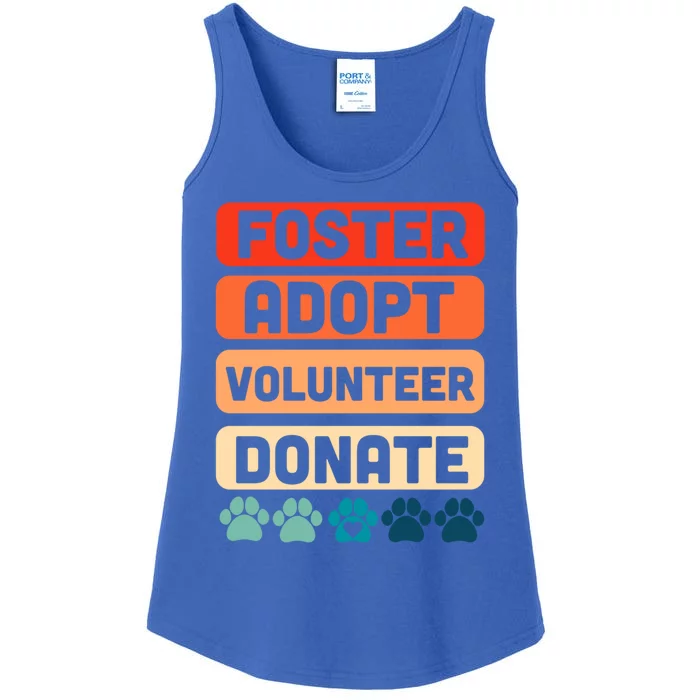 Foster Adopt Volunteer Donate National Rescue Dog Day Great Gift Ladies Essential Tank