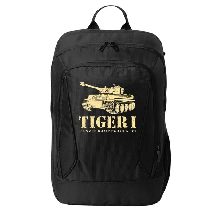 Funny Army Vintage Tiger Tank Pzkpfw Vi Wwii Gift Gift City Backpack