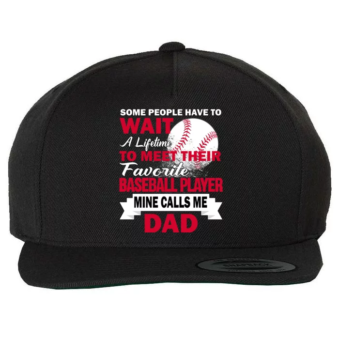 Favorite Baseball Player Wool Snapback Cap