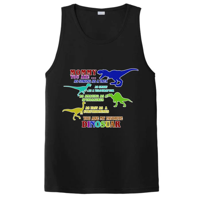 Favorite Dinosaur Mom Performance Tank