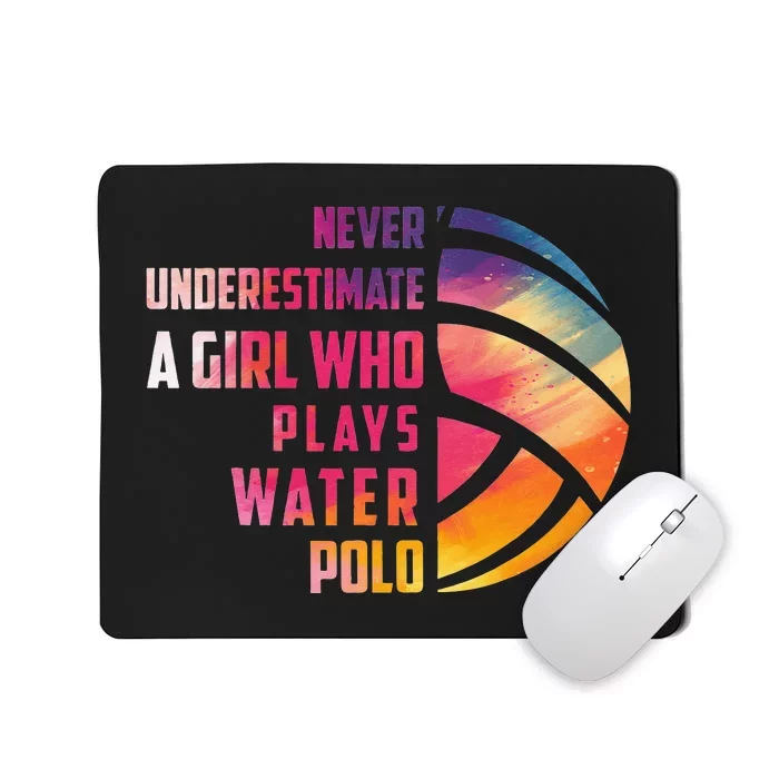 Funny A Who Play Water Polo Sports Lover Mousepad