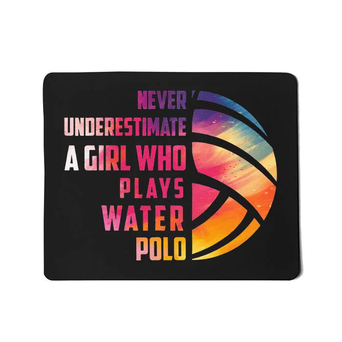 Funny A Who Play Water Polo Sports Lover Mousepad