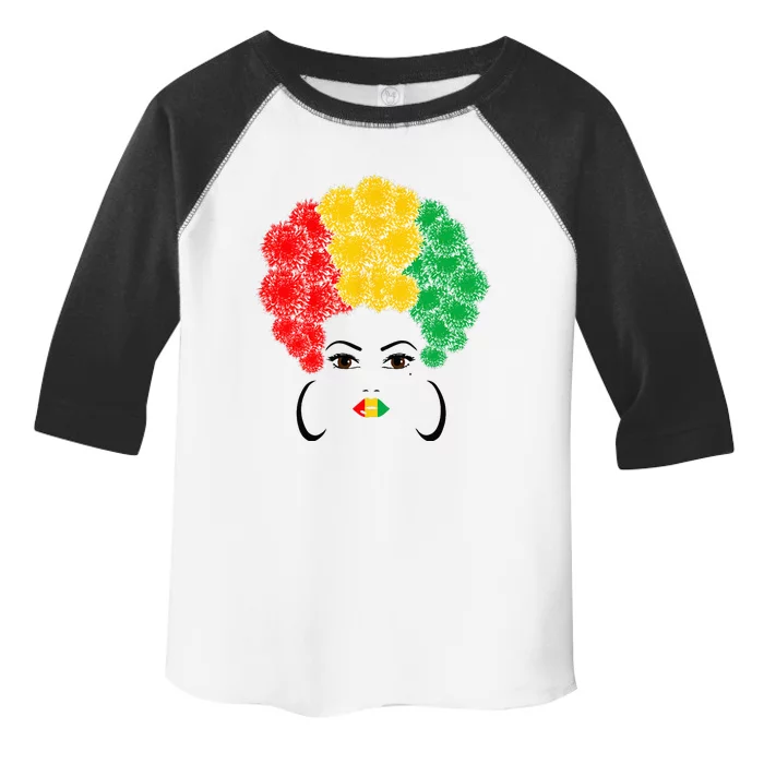 Flowers afro woman black queen african american juneteenth Toddler Fine Jersey T-Shirt