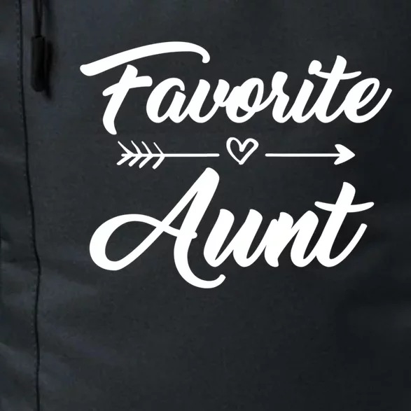 Favorite Aunt With Cute Heart And Arrow Gift Daily Commute Backpack