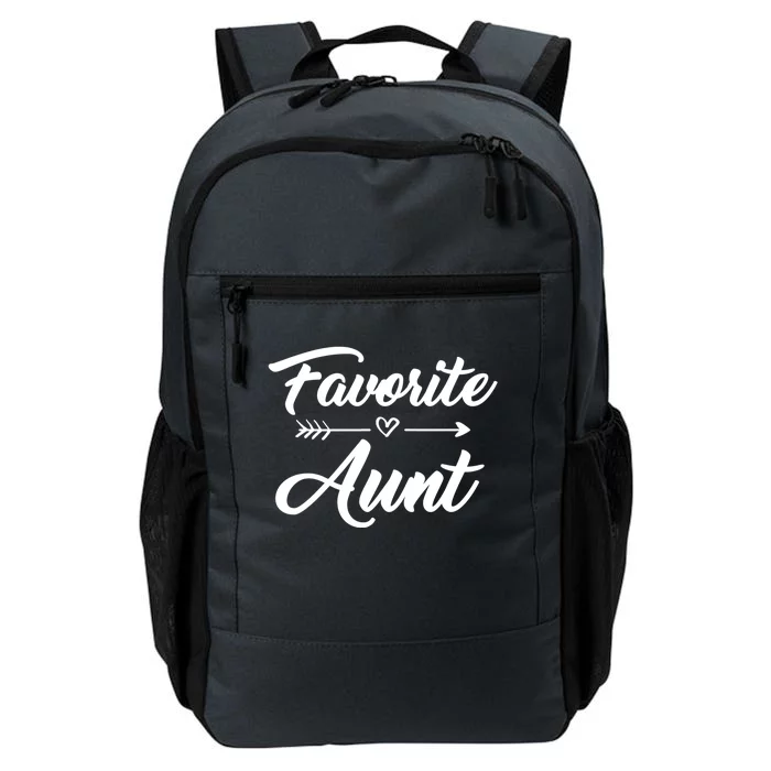 Favorite Aunt With Cute Heart And Arrow Gift Daily Commute Backpack