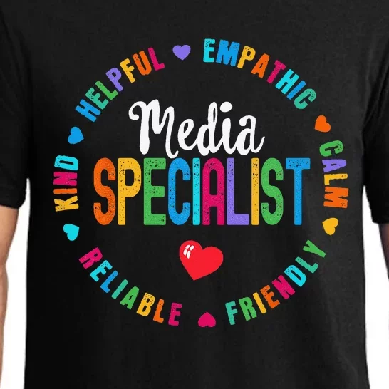 Funny Appreciation Week School Library Media Specialist Pajama Set