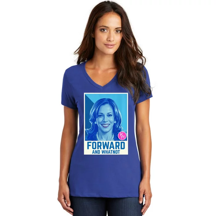 Forward And Whatnot 2024 Presidential Women's V-Neck T-Shirt