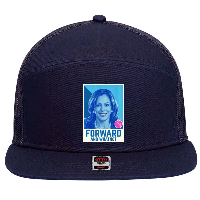 Forward And Whatnot 2024 Presidential 7 Panel Mesh Trucker Snapback Hat