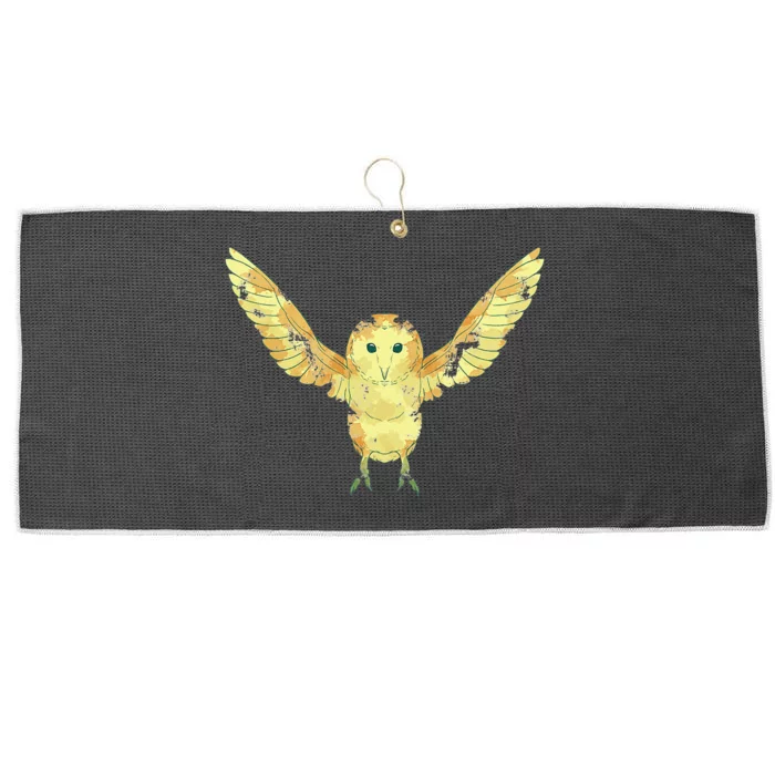 Forest Animal Wildlife Bird Zoo Keeper Gift Owl Large Microfiber Waffle Golf Towel