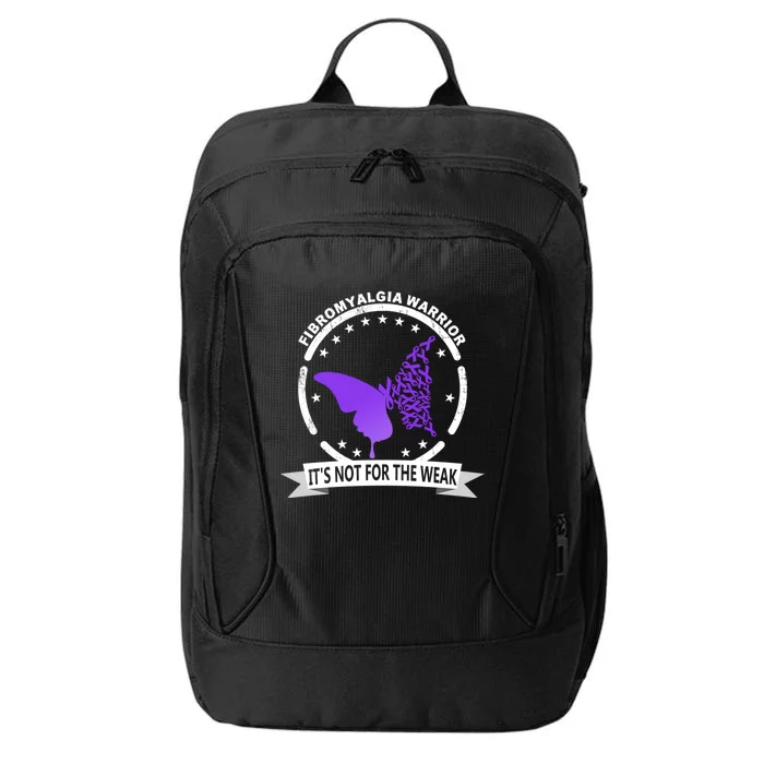 Fibromyalgia Awareness Warrior Support Purple Ribbon Gift City Backpack