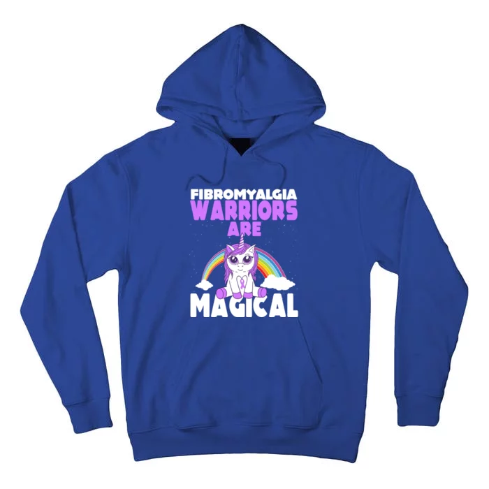 Fibromyalgia Awareness Warriors Are Magical Unicorn Meaningful Gift Tall Hoodie