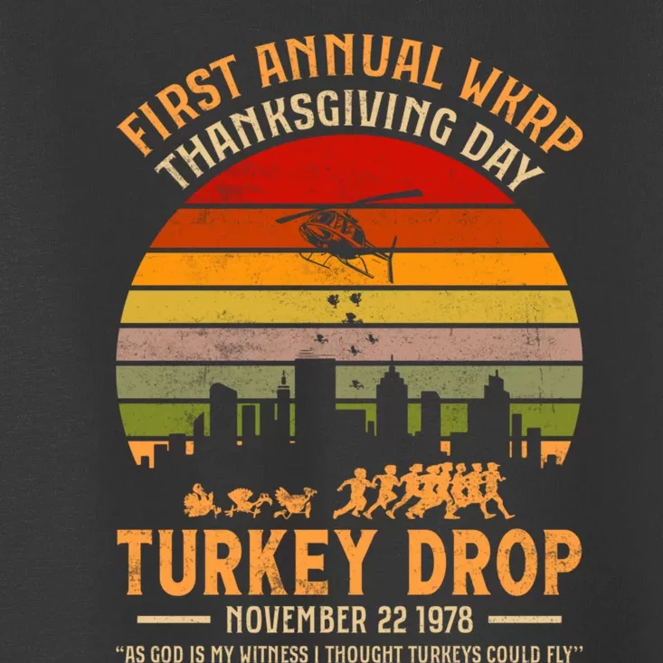 First Annual WKRP Thanksgiving Day Turkey Drop Toddler T-Shirt