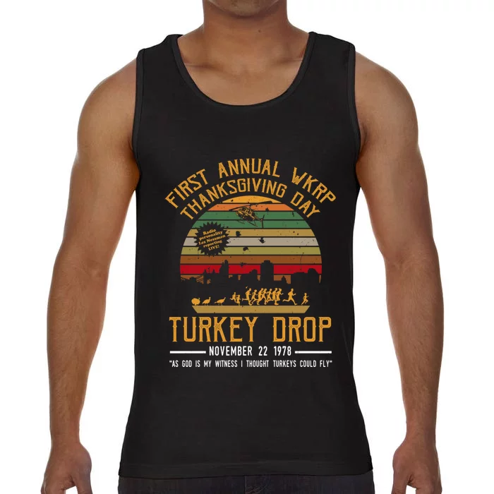 First Annual WKRP Thanksgiving Day Turkey Drop Comfort Colors® Tank Top