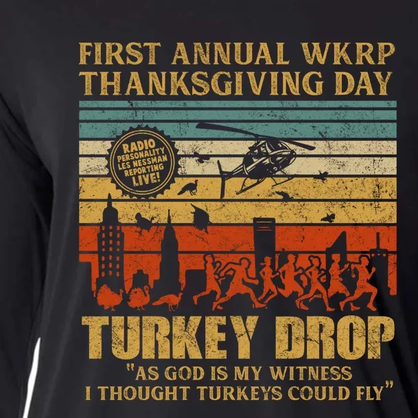 First Annual WKRP Thanksgiving Day Turkey Drop Cooling Performance Long Sleeve Crew