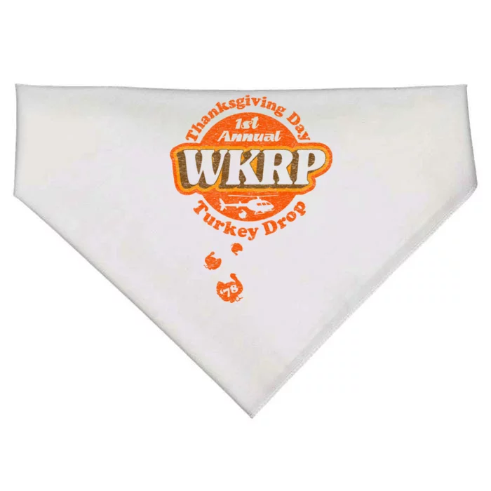 First Annual WKRP Thanksgiving Day Turkey Drop USA-Made Doggie Bandana