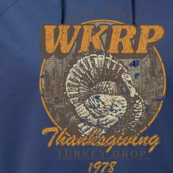 First Annual WKRP Thanksgiving Day Turkey Drop Performance Fleece Hoodie