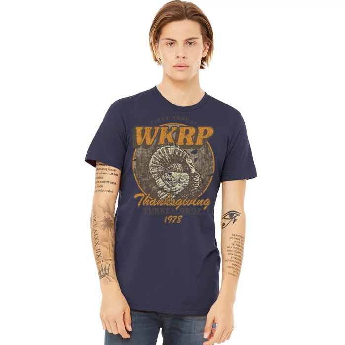 First Annual WKRP Thanksgiving Day Turkey Drop Premium T-Shirt