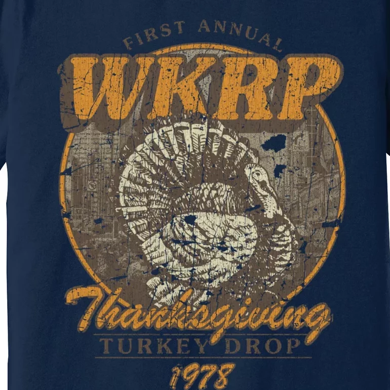 First Annual WKRP Thanksgiving Day Turkey Drop Premium T-Shirt