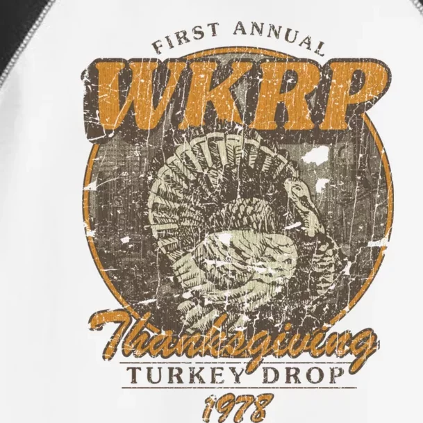 First Annual WKRP Thanksgiving Day Turkey Drop Toddler Fine Jersey T-Shirt