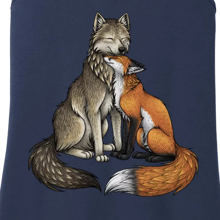 Fox And Wolf Ladies Essential Tank