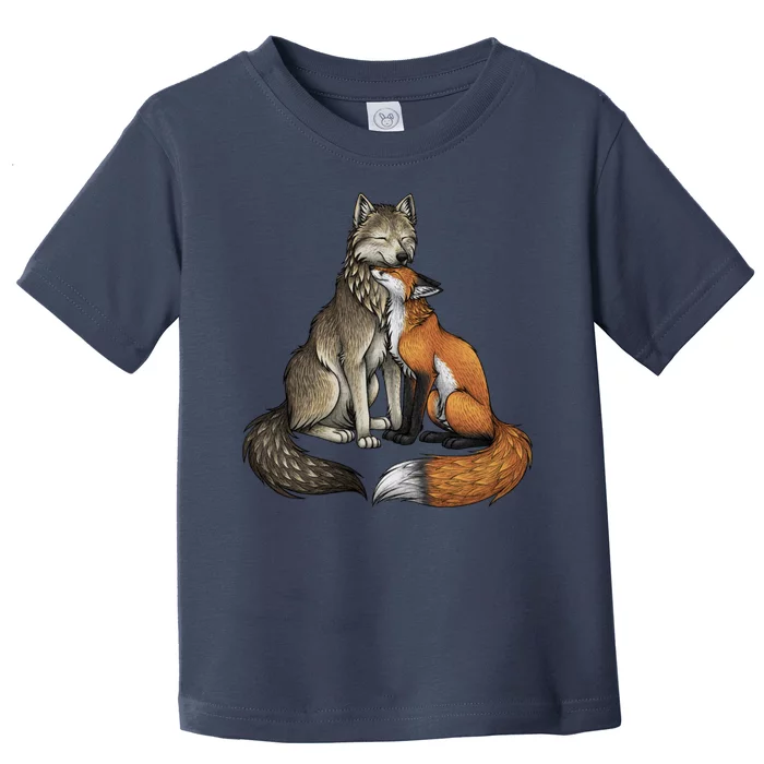 Fox And Wolf Toddler T-Shirt