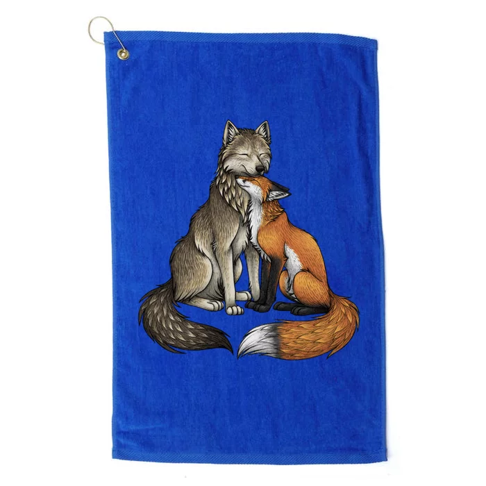 Fox And Wolf Platinum Collection Golf Towel