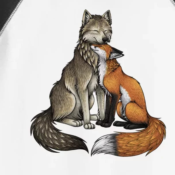 Fox And Wolf Toddler Fine Jersey T-Shirt