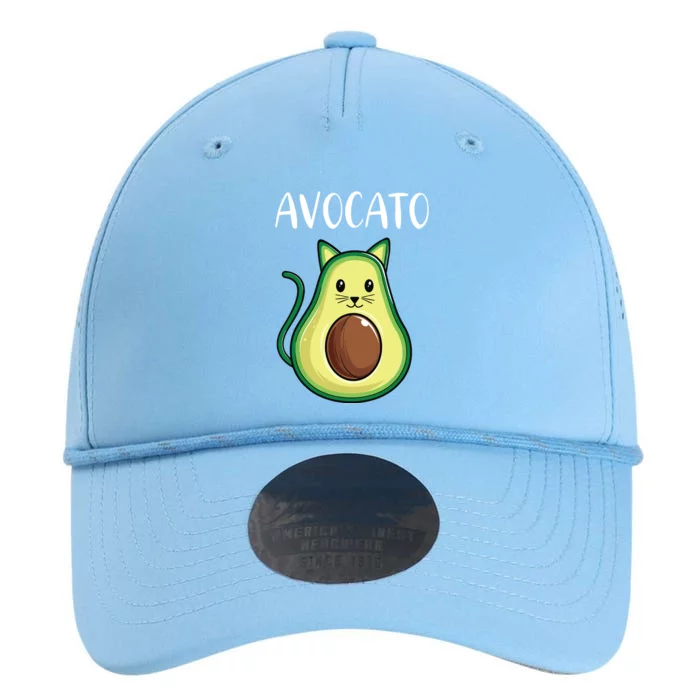 Funny Avocado Women Avocato Cat Performance The Dyno Cap