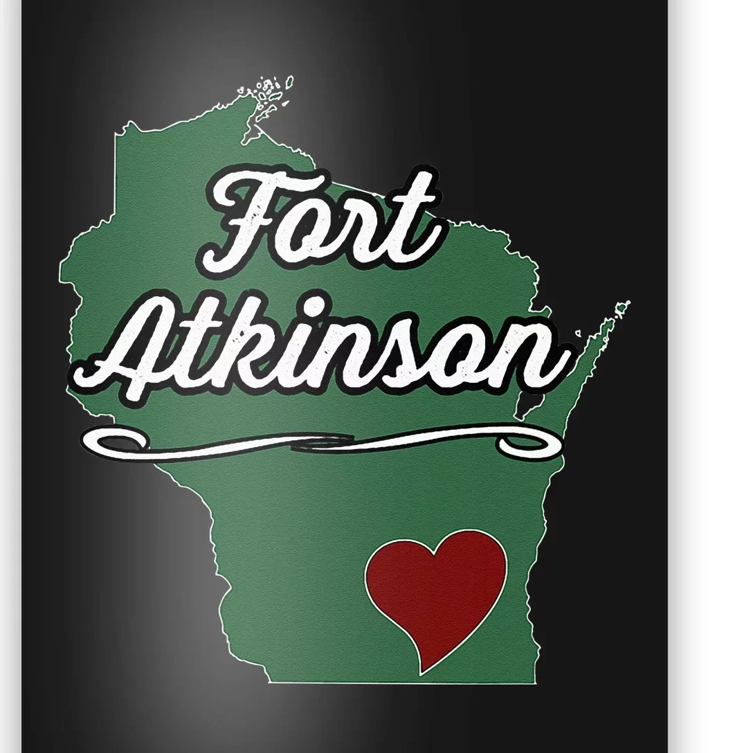 FORT ATKINSON Wisconsin WI USA City State Souvenir Poster