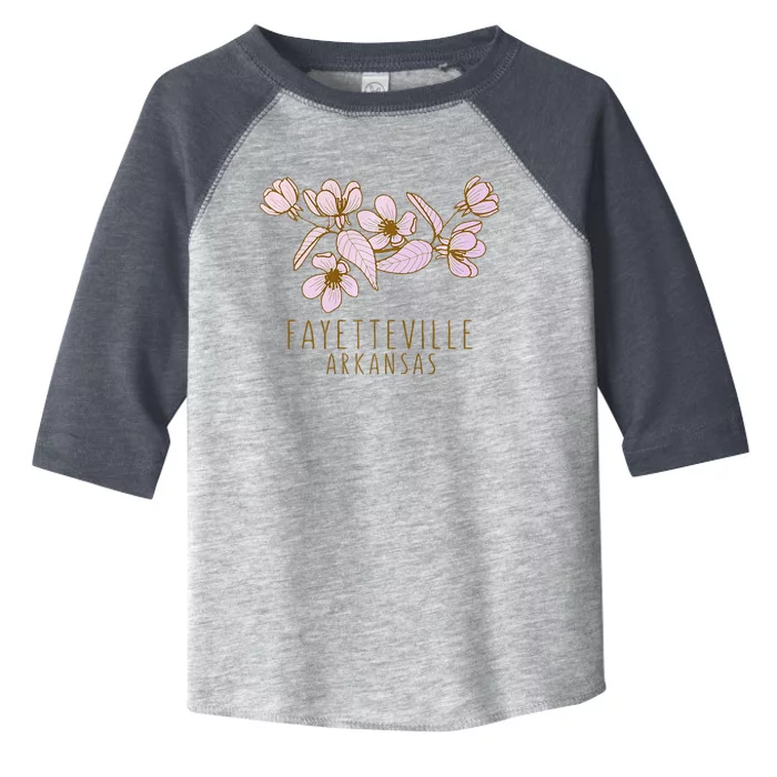 Fayetteville Arkansas Wildflowers Fayetteville Ar Premium Toddler Fine Jersey T-Shirt