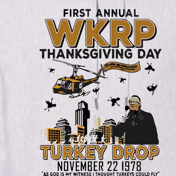 First Annual Wkrp Thanksgiving Day Turkey Drop Premium Hoodie