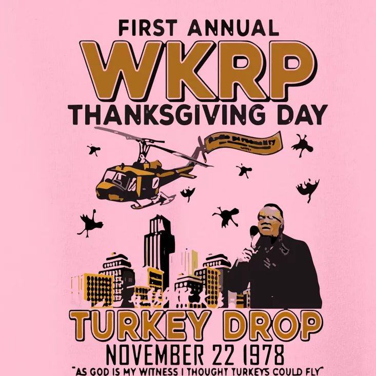 First Annual Wkrp Thanksgiving Day Turkey Drop Toddler T-Shirt