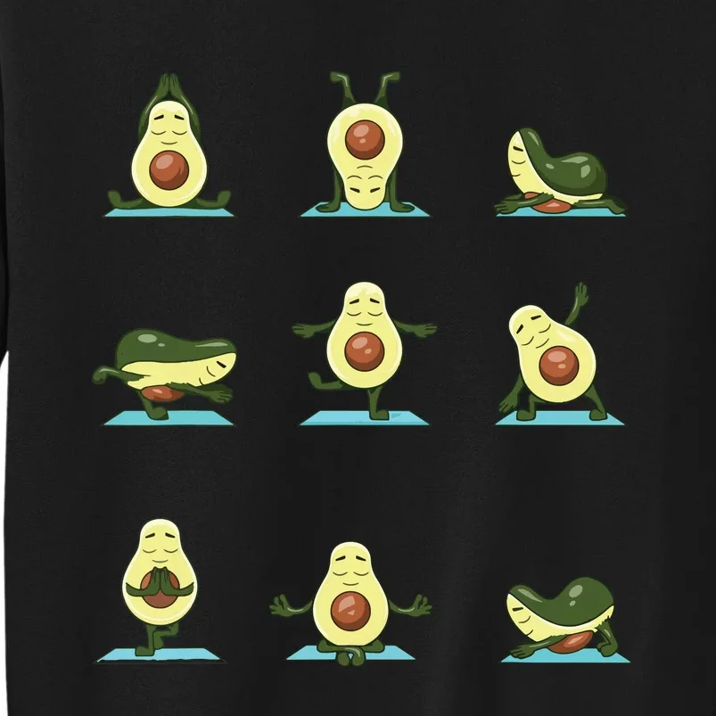 Funny Avocado Yoga Fitness Funny Exercising Gym Avocado Sweatshirt