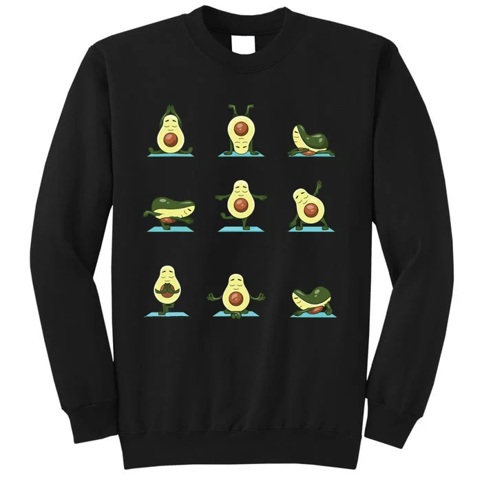 Funny Avocado Yoga Fitness Funny Exercising Gym Avocado Sweatshirt