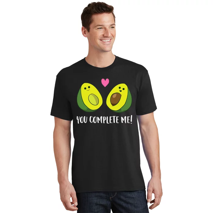 Funny Avocado You Complete Me Cute Avocado T-Shirt