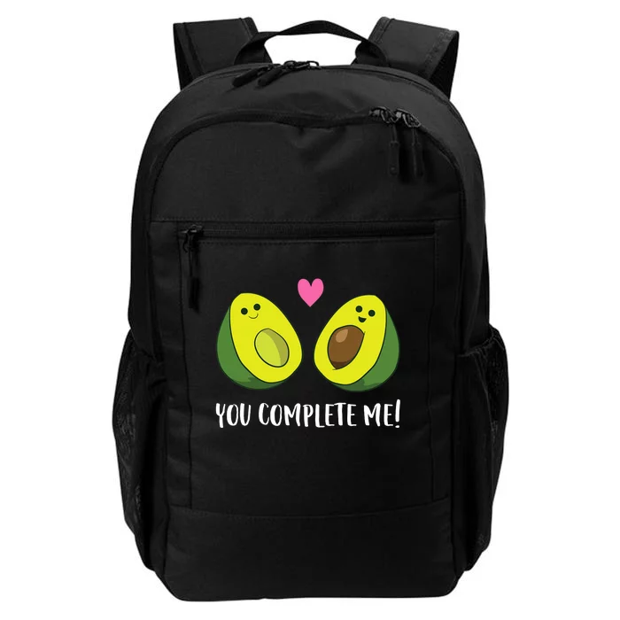 Funny Avocado You Complete Me Cute Avocado Daily Commute Backpack