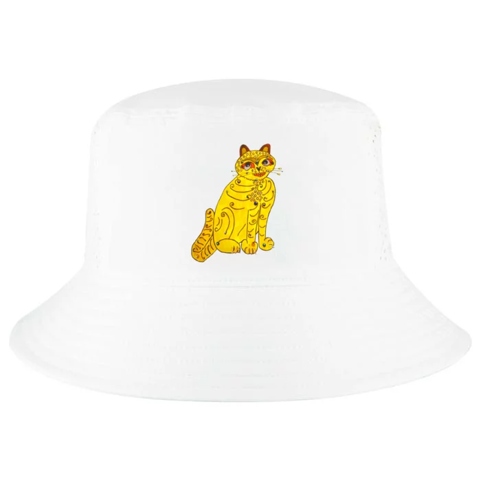 Funny Abba Yellow Cat Cool Comfort Performance Bucket Hat