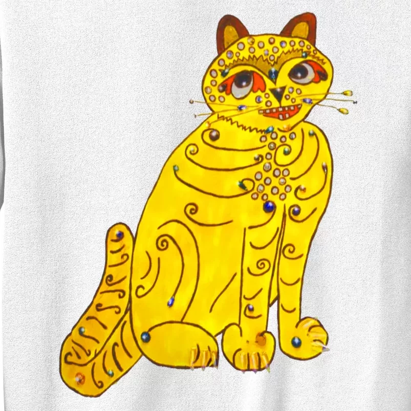 Funny Abba Yellow Cat Sweatshirt